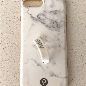 Loops case- iPhone 8 Plus - white marble